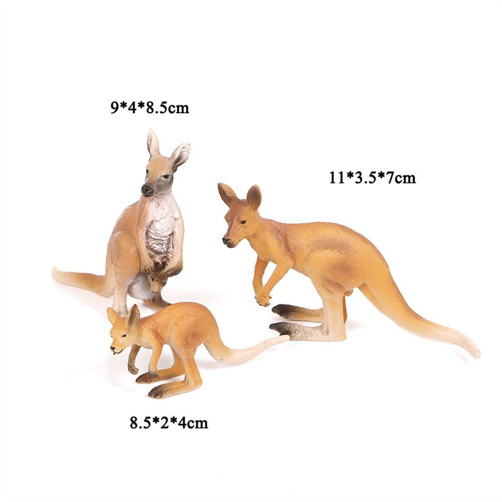 Deer Lion Raccoon Miniature Figurines Animals Models Simulation Animals Animals Action Figures