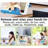 Handyhalter Ständer Mobiler Smartphone Halter Tablet Ständer 100 Grad Winkel Verstellbar Handy Halterung