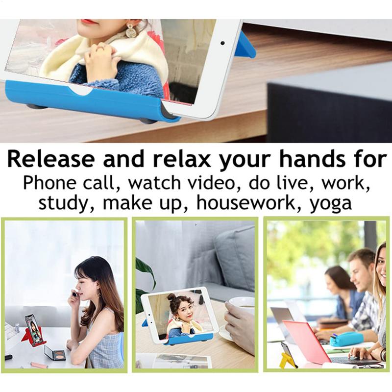 Handyhalter Ständer Mobiler Smartphone Halter Tablet Ständer 100 Grad Winkel Verstellbar Handy Halterung