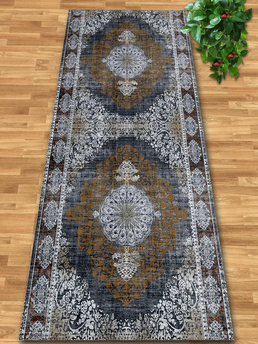 

Luxury Corridor Carpet European Moroccan Style Hall Runner Carpets Hallway Floor Mat Anti-slip Room Doorway Bedside Area Rugs 40x60cm
