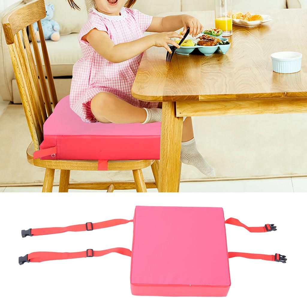 Adjustable Removable Baby Dining Chair Booster Cushion Kids Highchair Seat PadRed