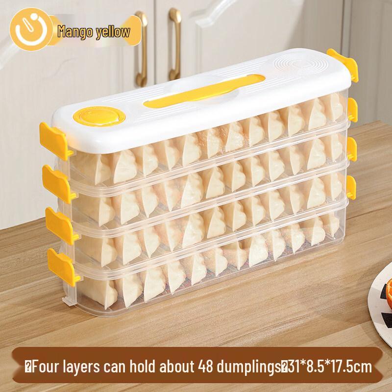 ZISIZ Home Dumpling Freezer Storage Box