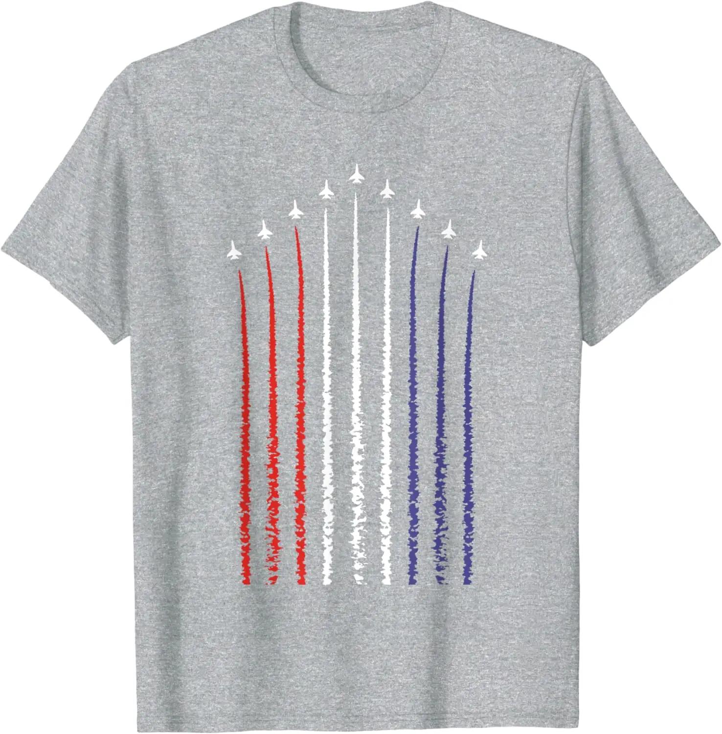 

Футболка с изображением американского флага и истребителей в честь 4 июля XXXXXL синий