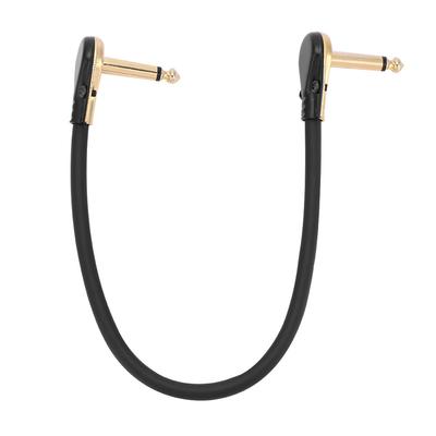 Langlebiges 30cm Gitarren-Effektpedalboard Patchkabel 1 4 Flacher rechtwinkliger Stecker