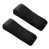 NASSIA Armrest Cushions, Memory Foam Armrests, Set of 2, Office Chair Arm Rests, Arm Pain Relief, Washable (Black)