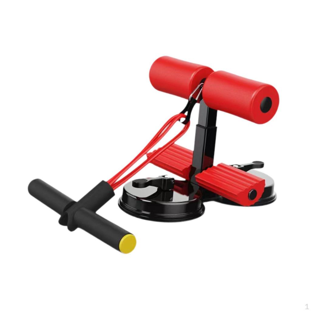 Adjustable Height Sit-Up Bar Floor Stand Core Exercise Abdominal Trainer Assist Device for Home Men