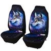 2pcs Universal Car Front Seat Cover Interior Washable Seat Case Polyester Driver Seat Protector Covers Anti-dirty Seats