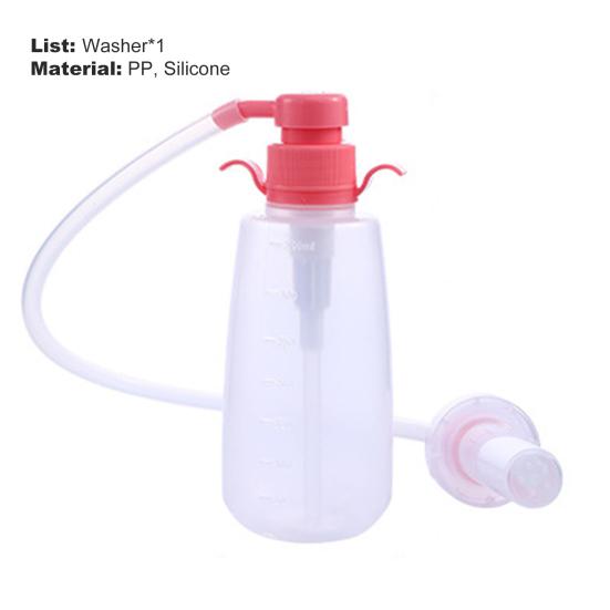 Yousheng 350ml/500ml Vaginal Clearner Graduated Pump Head Soft Nozzle Healthy Butt Vagina Cleaning Products Spray for Female