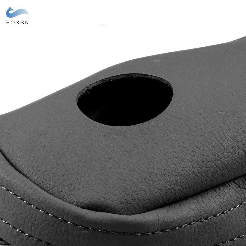 2pcs Black Car-styling Microfiber Leather Driver & Passenger Side Seat Armrest Handle Cover Trim For Honda CRV 2007 2008 2009