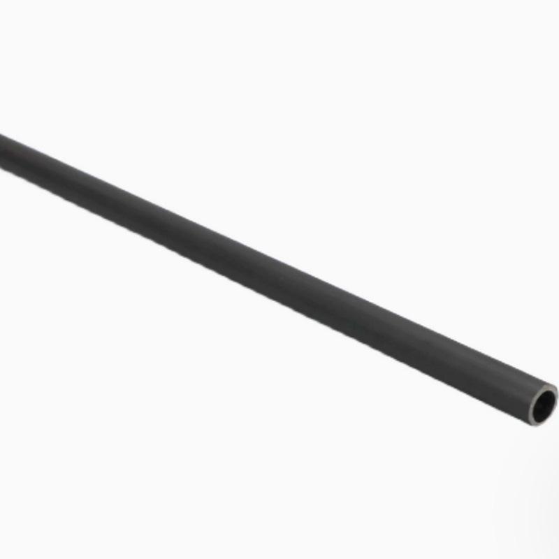 Pure Black PVC Tube: 5-50mm Small Diameter, Thin, Round, Hard, Ideal for Water or Wire Applications.
