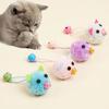 Plush Plush Mouse Cat Toys Relieve Boredom Bite Resistant Cats Fun Playing Scratch Training Toy With Bell Interactive Kitten Toy