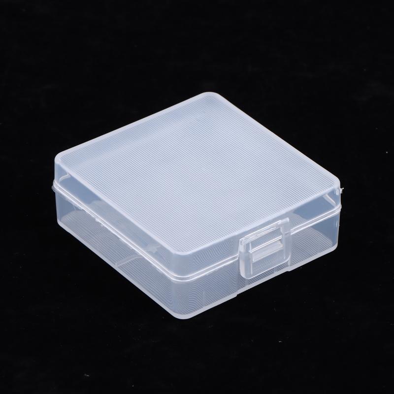 5Pcs 9V Battery Transparent Plastic Storage Box Case Holder Cell Container Multimeter Microphone Toy