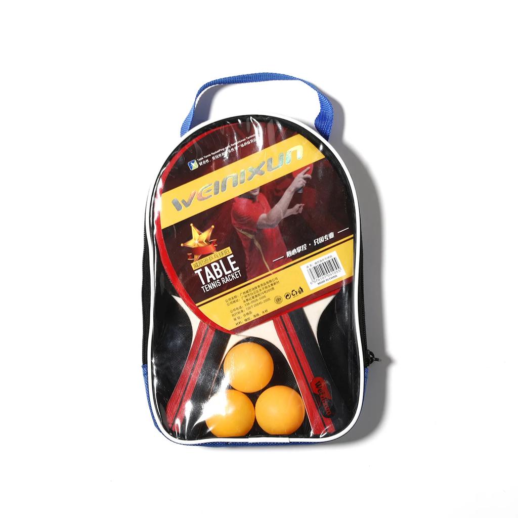 Table Tennis Racket Set Training Professional High Elastic Table Tennis Racket Ping Pong Paddle