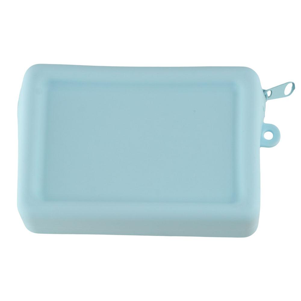 Rectangle Silicone Cosmetic Bag Coin Purse Small Item Bag Sanitary Napkin Storage Bag
