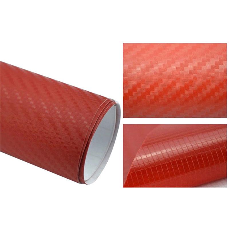 152/127cm Colorful 3D Carbon Fiber Vinyl Car Wrap Sheet Roll Film Car Sticker Car Decal Car Styling Car Accessories