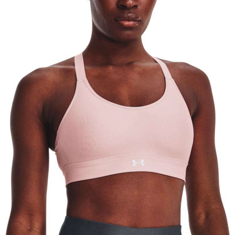 (WMNS) Under Armour Continuum Mid Sports Bra 'Light Pink' Women's 1372559-676