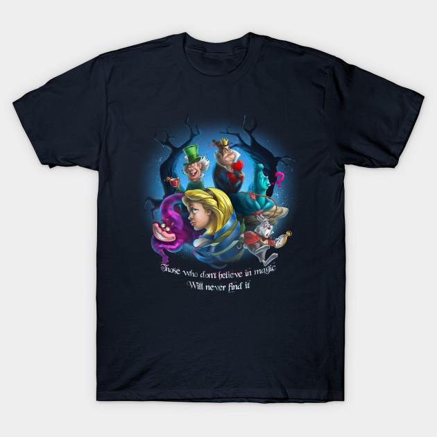 

Men Black Print T-shirt Alice S Adventures In Wonderland No-Cut Transfer Paper Print Cotton Tshirt XL тёмно-синий