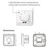 A84E-ME720 Mechanical Heating Thermostat 16A Accurate Temperature Control 110V-230V Easily Knob Adjustment