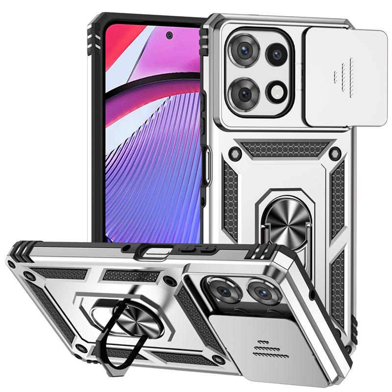 Full Cover For Moto G Power 2025 Case For Moto G Power 5G 2025 Push Window Magnetic Phone Holder Case For Moto G Power 2025 Case