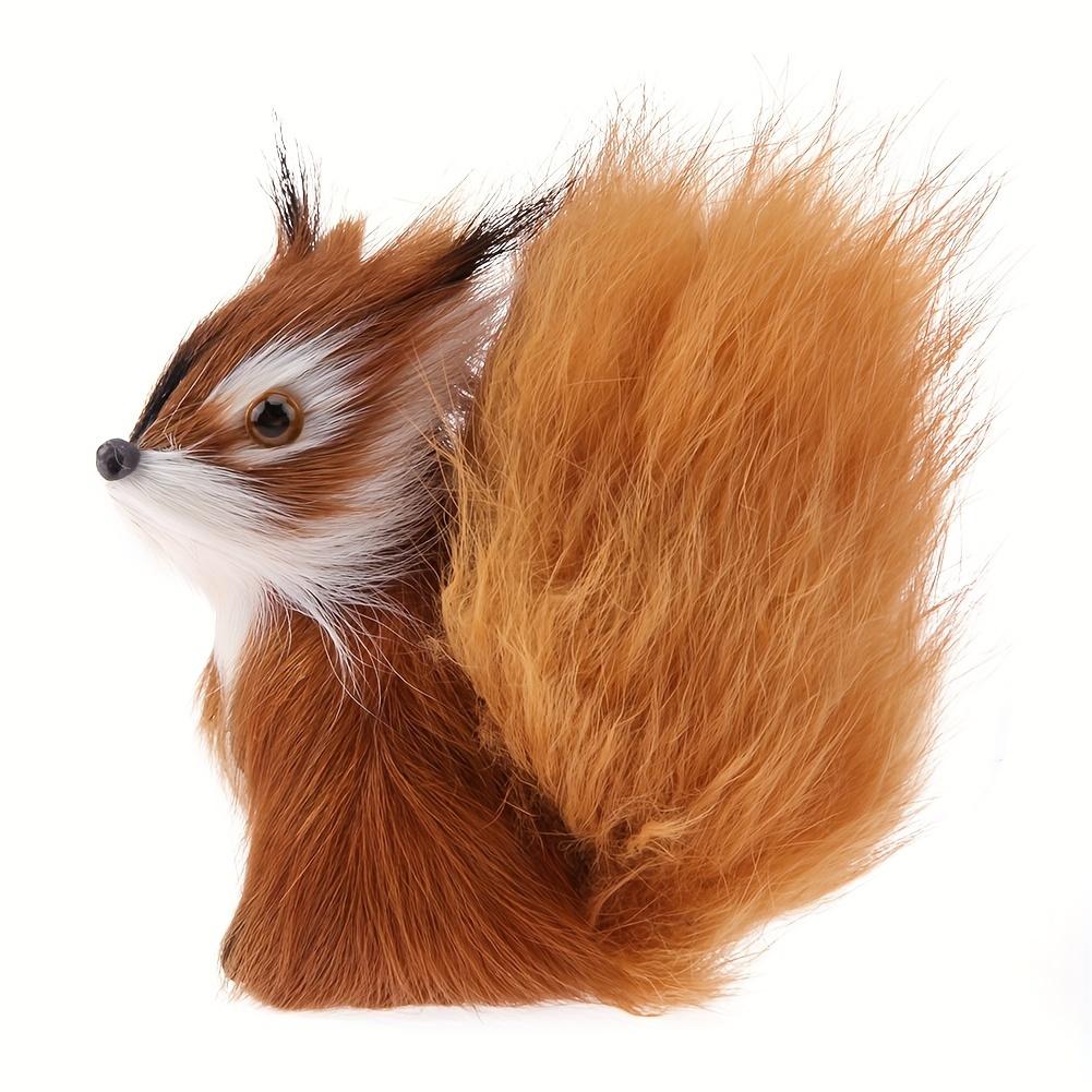 Handmade Imitation Squirrel Dolls, Animal Decorations, Animal Crafts, Home Decor, Halloween, Thanksgiving, and Christmas Gifts