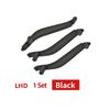 3PCS SET LHD RHD Carbon Fiber Interior Passenger Door Handle Inside Panel Replacement For BMW X5 X6 F15 F16 2014-2018
