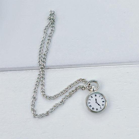 Mini ceas de buzunar Manopera rafinata Ceas de buzunar vintage realist pentru casa de papusi Model Accesorii pentru casa de papusi