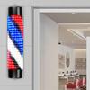 Rotating Barber Rod Lights Barber Shop Pole Waterproof Hair Salon Indoor Neon Signs Wall Mounted Hairdressing Stripes Lights