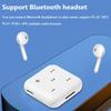 Mini Pocket Bluetooth MP3 Player Wireless Hifi Sound Music Walkman Type-C Rechargeable Compatible with Bluetooth Headset TF Card