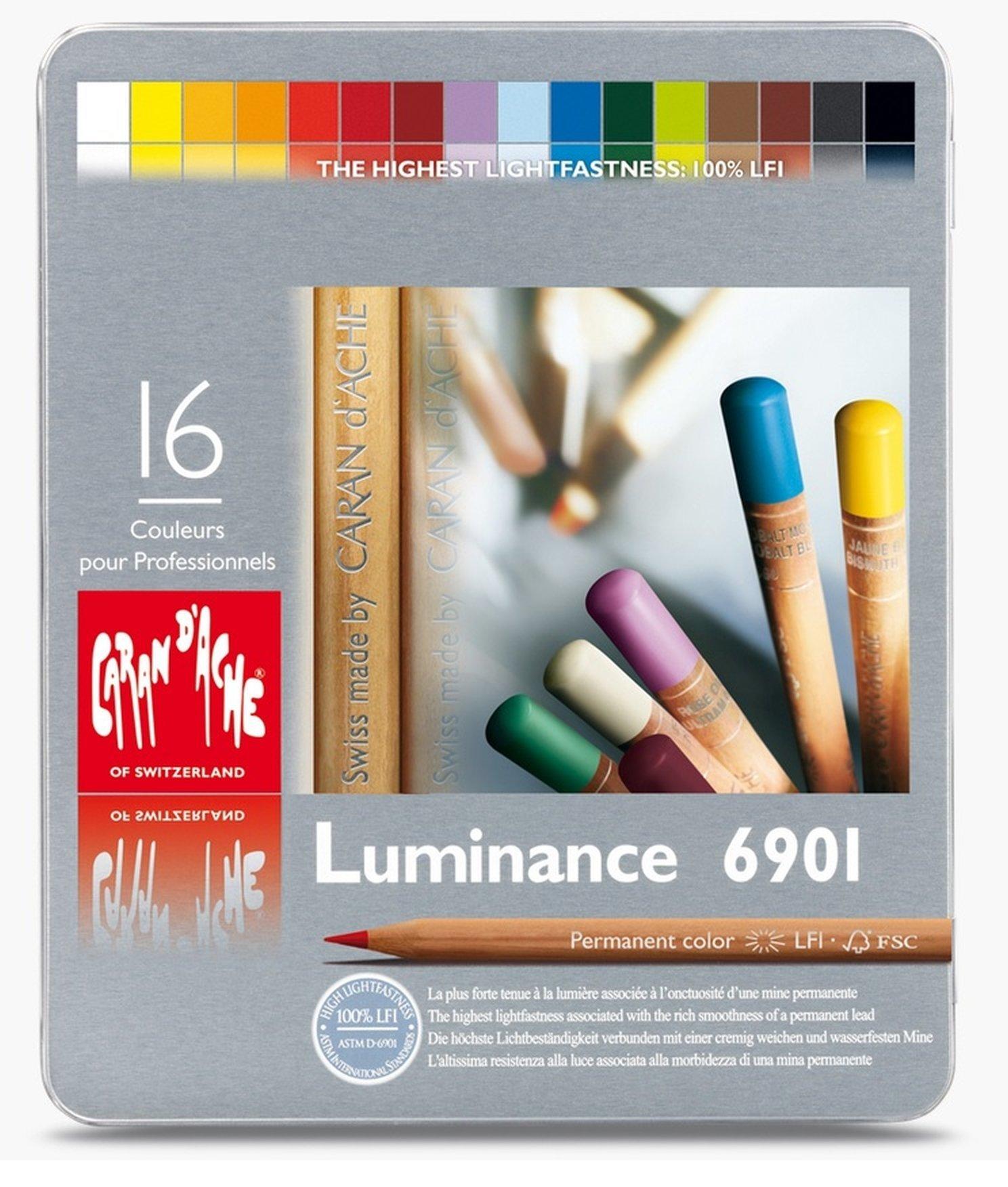 

Caran Luminance Colored Pencils Set Japanese d Ache 16-Color 6901-316 [Genuine Product]