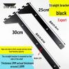 Stainless Steel Sloping Shelf Brackets, 25CM Left & Right Support, Plywood Welding Piece