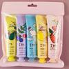 5 Stück/Box Weihnachtsgeschenk-Eis-Handcreme-Set, 30 g, Fruchtduft, feuchtigkeitsspendende Feuchtigkeit