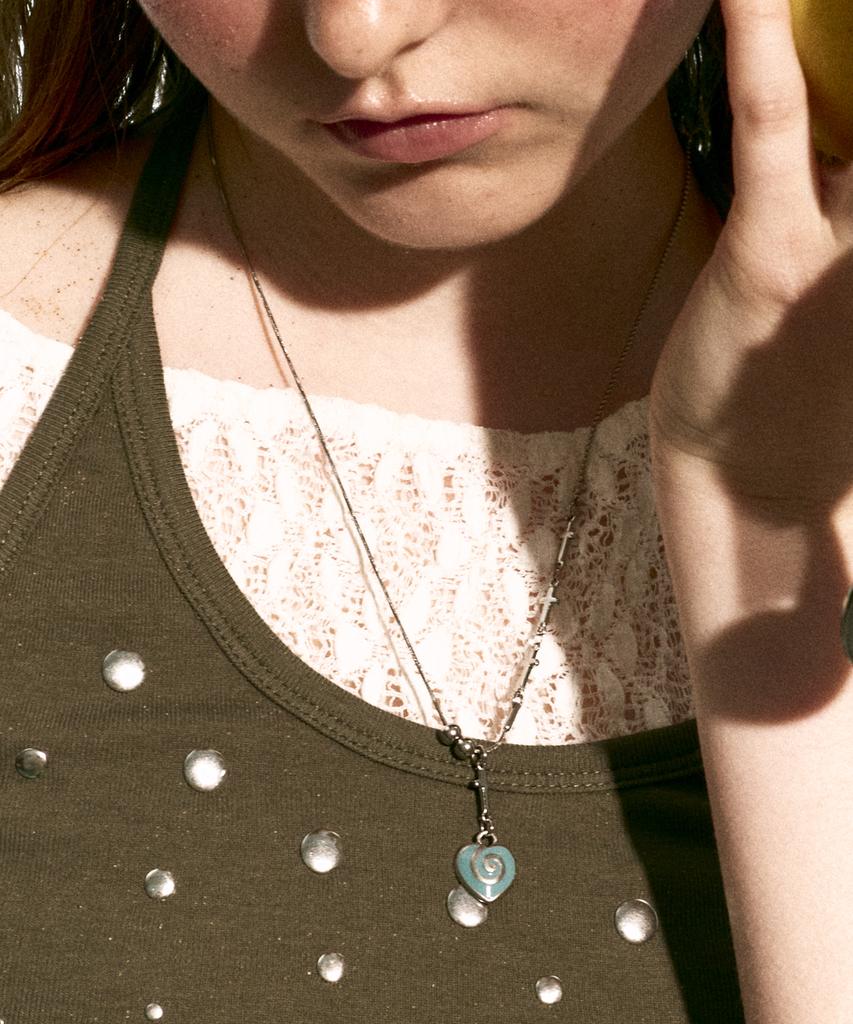 Nff Heartmaze Necklace-Blue
