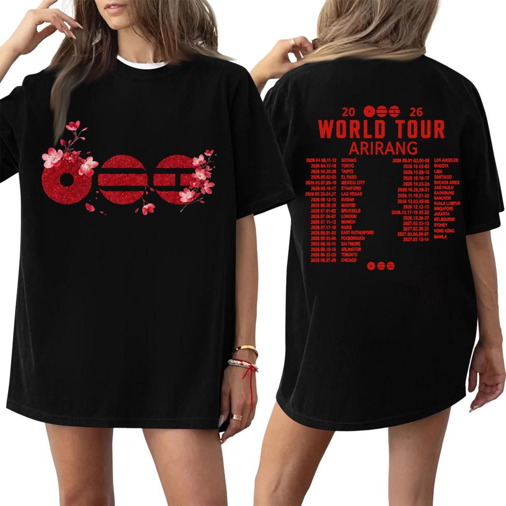 Unisex Adult and Kids Casual Letter Print Short Sleeve T-Shirt for Everyday Wear
