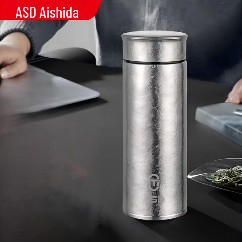 ASD Pure Titanium Large Capacity Tea Infuser Thermos