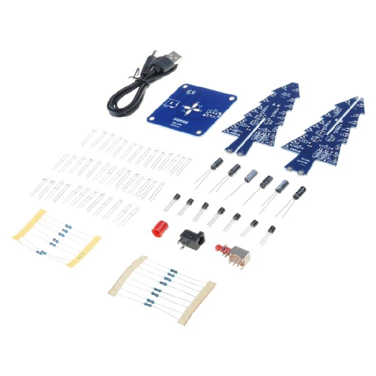 

Christmas Tree DIY Kit RGB LED Flashing Tree DIY Kit Electronics Soldering