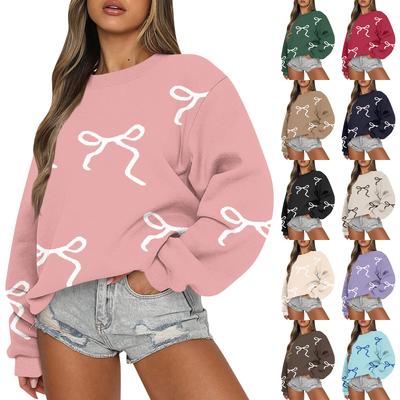 Dames Tops Dames Sweatshirt met Lange Mouwen Casual Ronde Hals Losvallende Pullover Fleece Tops
