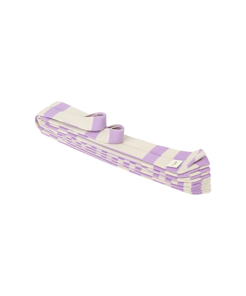 Pleatsmama Tote Bag Grid Purple