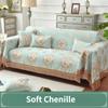 Luxury Jacquard Sofa Towel Cover for Living Room, Chenille Slipcovers with Tassel Hemline, Couch Towel, Europe Style