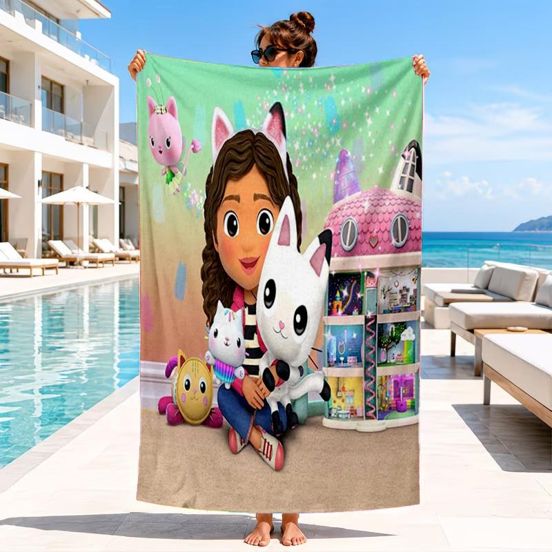 Rainbow Friends Dollhouse Beach Towel, Microfiber Beach Towel, Perfect For Pool, Beach, Travel, Home Decor Beach Party Fan gifts
