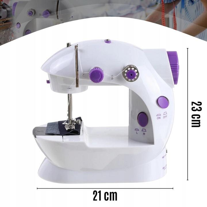 Mini Sewing Machine LED Backlight Portable 2 Modes + Accessories
