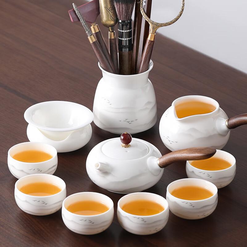 

Shangyanfang Dehua White Porcelain Gongfu Tea Set