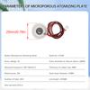 Humidifier Module Four Spray Generation Colorful Atmosphere Lighting Atomization Control Board DIY Ultrasonic Nebulizer DC 5V