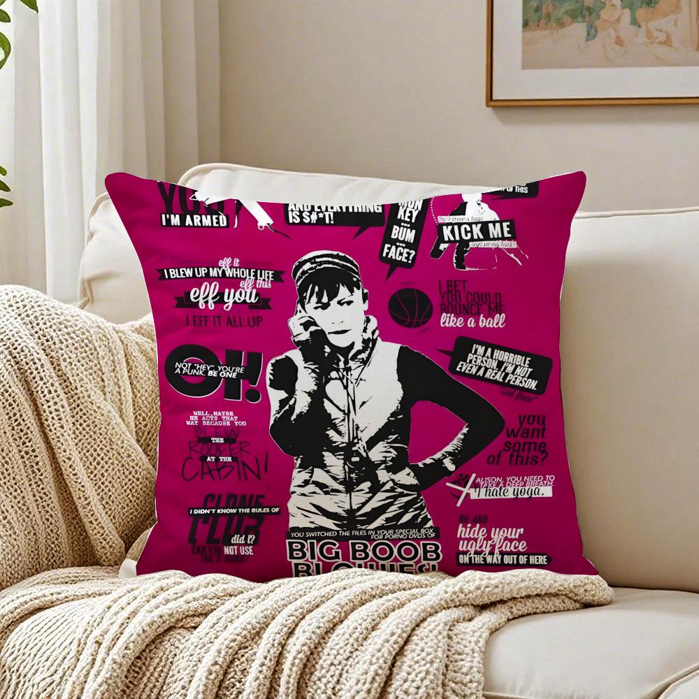 Hollywood Actress AAlison Hendrix Cushion Cover Pillowcase Antidustmite living Room Sofa Decor Cushion Room