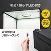 Sanwa Direct 40cm Foldable Photography Box with Light, 4 Color Backgrounds, 1600 Lumens, 200-DG015