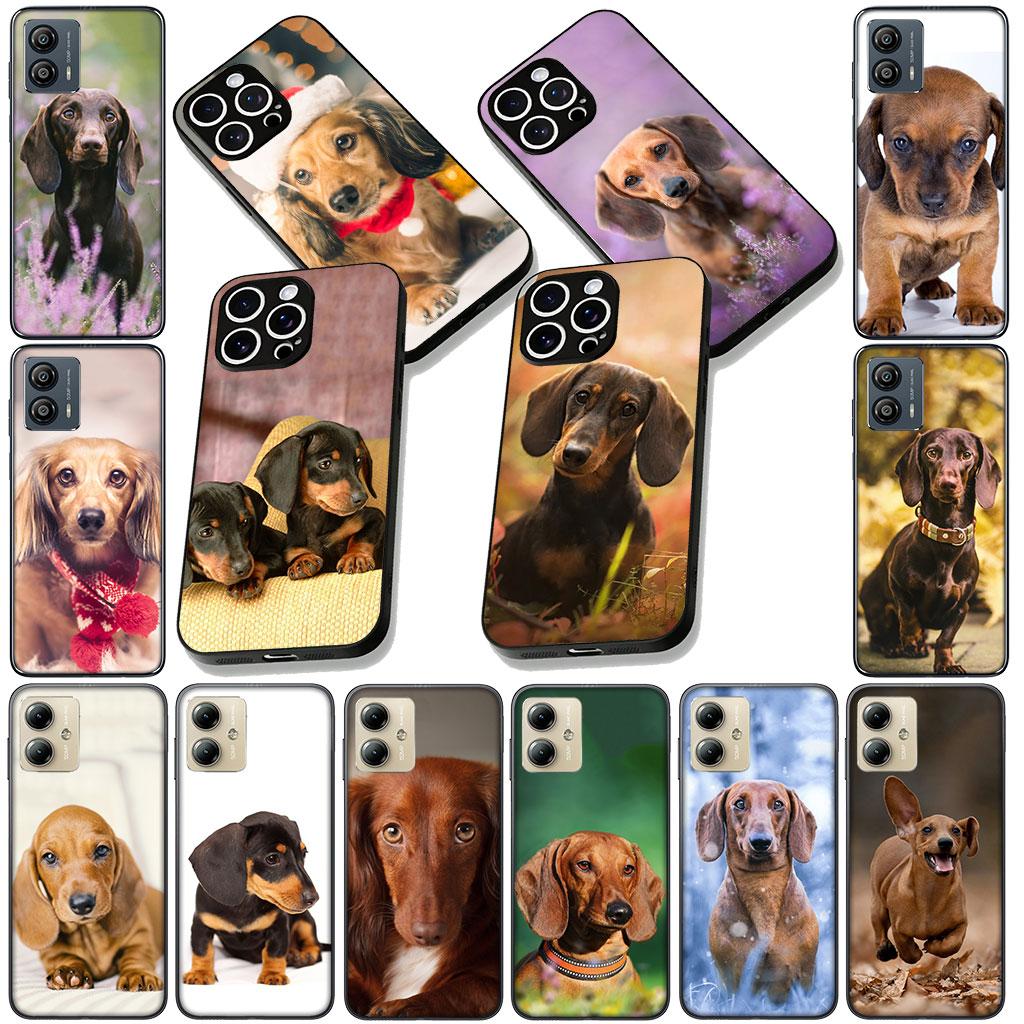 Dachshund Dog Casing Phone Cover for Samsung Galaxy A05 A06 A14 A50 A51 A52 A12 A13 A23 A70 A07 A25 A26 M53 A56 Soft Case