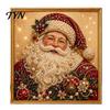 Artistic Faux Pearl Bead Kits Christmas Art Kit, Winter Scene DIY Painting Holiday Craft for Kids 3D Sparkling Animal Wall Kit Adults,