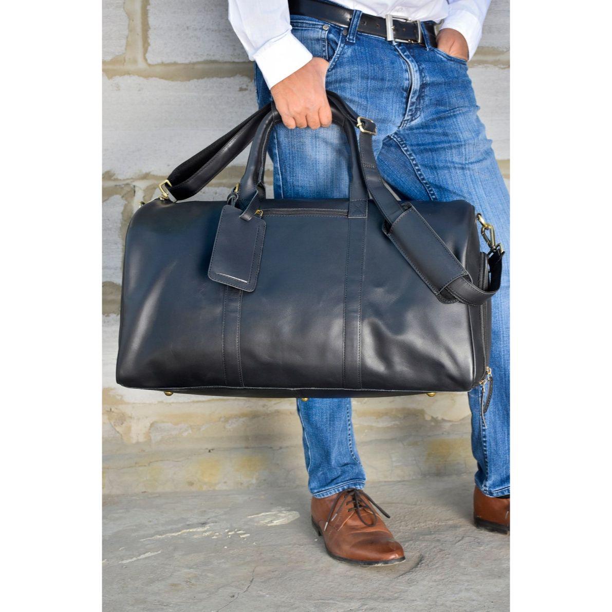 

кожаная дорожная сумка викендер мужская черная выходного дня на день святого валентина дорожная сумка даффл кожаная спортивная сумка для отпуска полнозерновая подарки для сына персонализированная 24 x 12 x 11 in