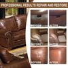 Advanced Leather Color Restorer Cream Set With Conditioning Repair For Car Interior Surfaces Sofa, Jacket