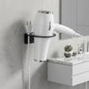 Black Hair Dryer Holder Wall Mounted Hair Dryer Hanger Cord Storage Hair Dryer Rack  Home Storage