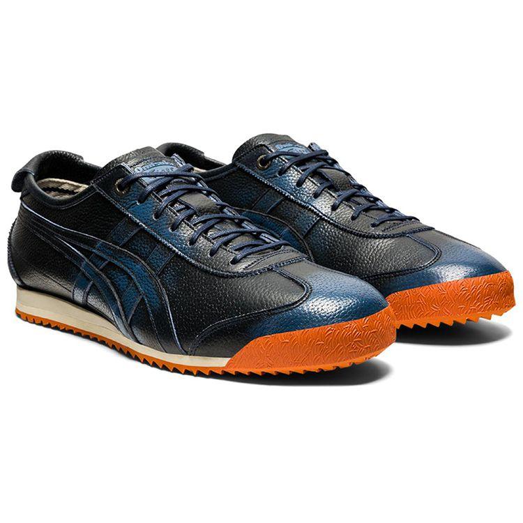 ONITSUKA TIGER Mexico 66 Sd Non-Slip Durable Lightweight Low-Top Sports Casual Shoes Unisex Sneakers Blue Brown 1183A837-400